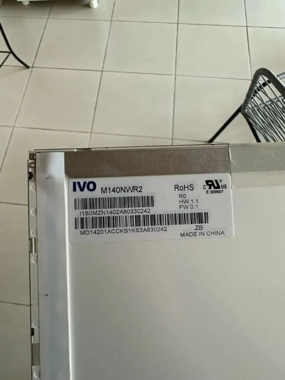 Tela LED 14.0" polegadas 40 pinos M140nwr2  para notebook nova funcionando perfeitamente! - Foto 3