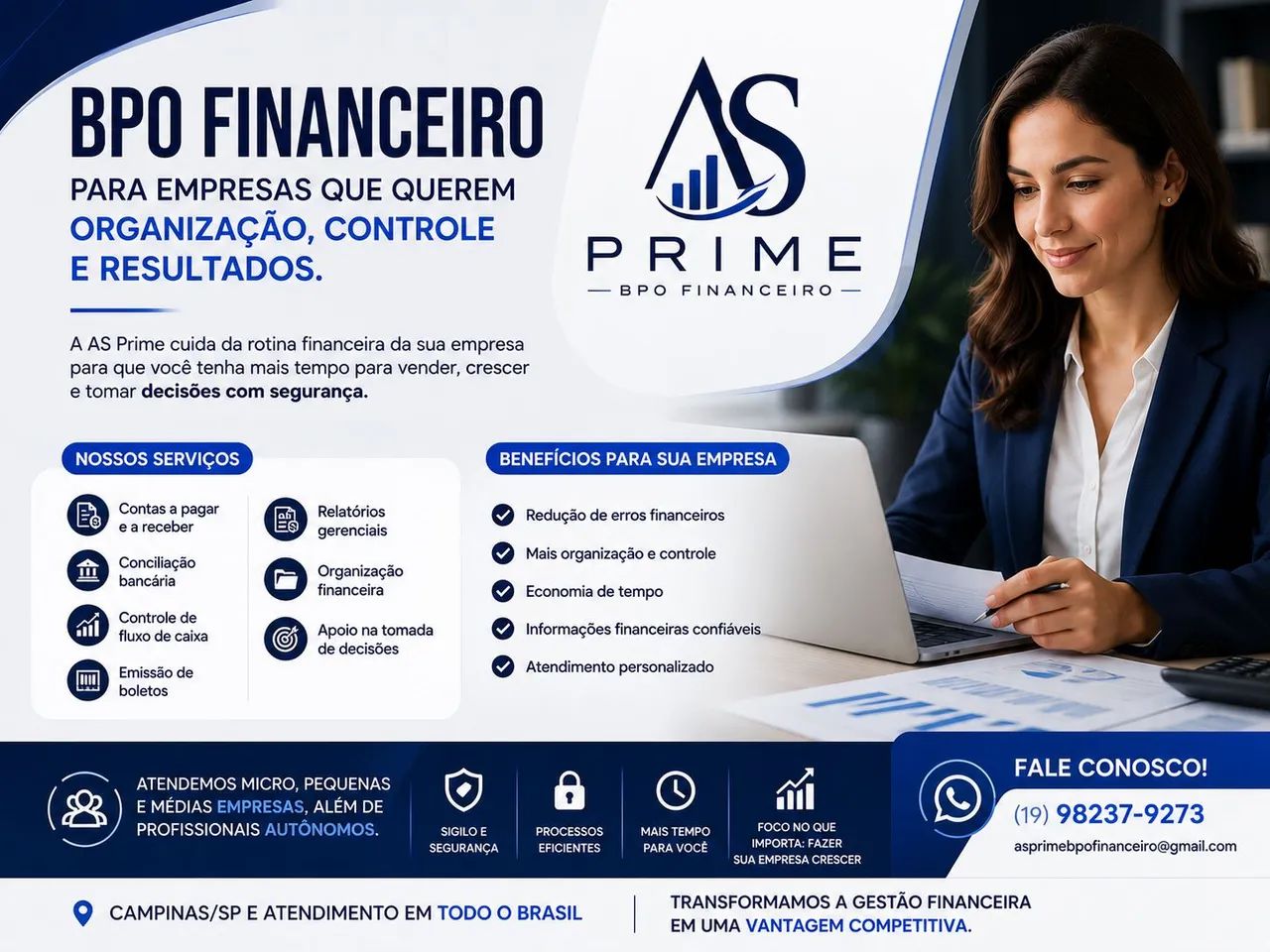 BPO Financeiro Assistente Administrativo Virtual 
