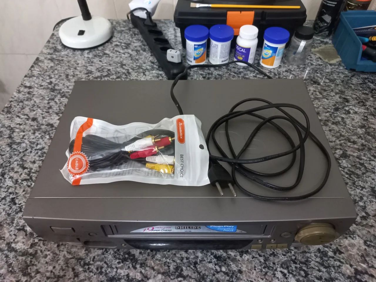 Video cassete Philips 6 cabeças revisado - Foto 5