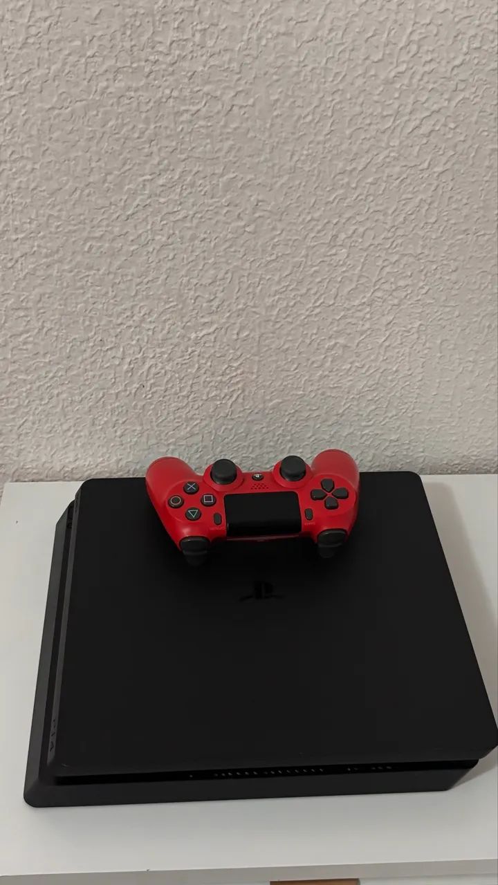 Ps4 Slim 1TB COMPLETO + 2 jogos - Foto 3