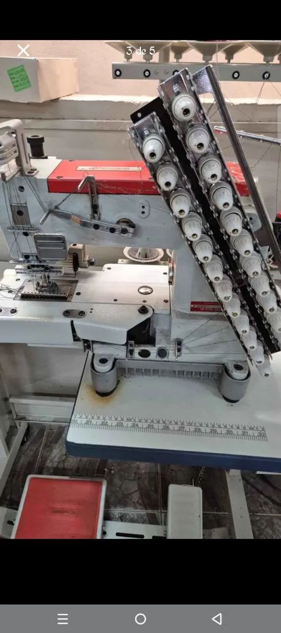 MÁQUINA DE COSTURA ELISTICADEIRA DIRECT DRIVE 12 agulhas 