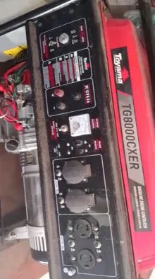 Gerador Toyama TG8000CXER - Partida eletrica e manual - 7,2Kva