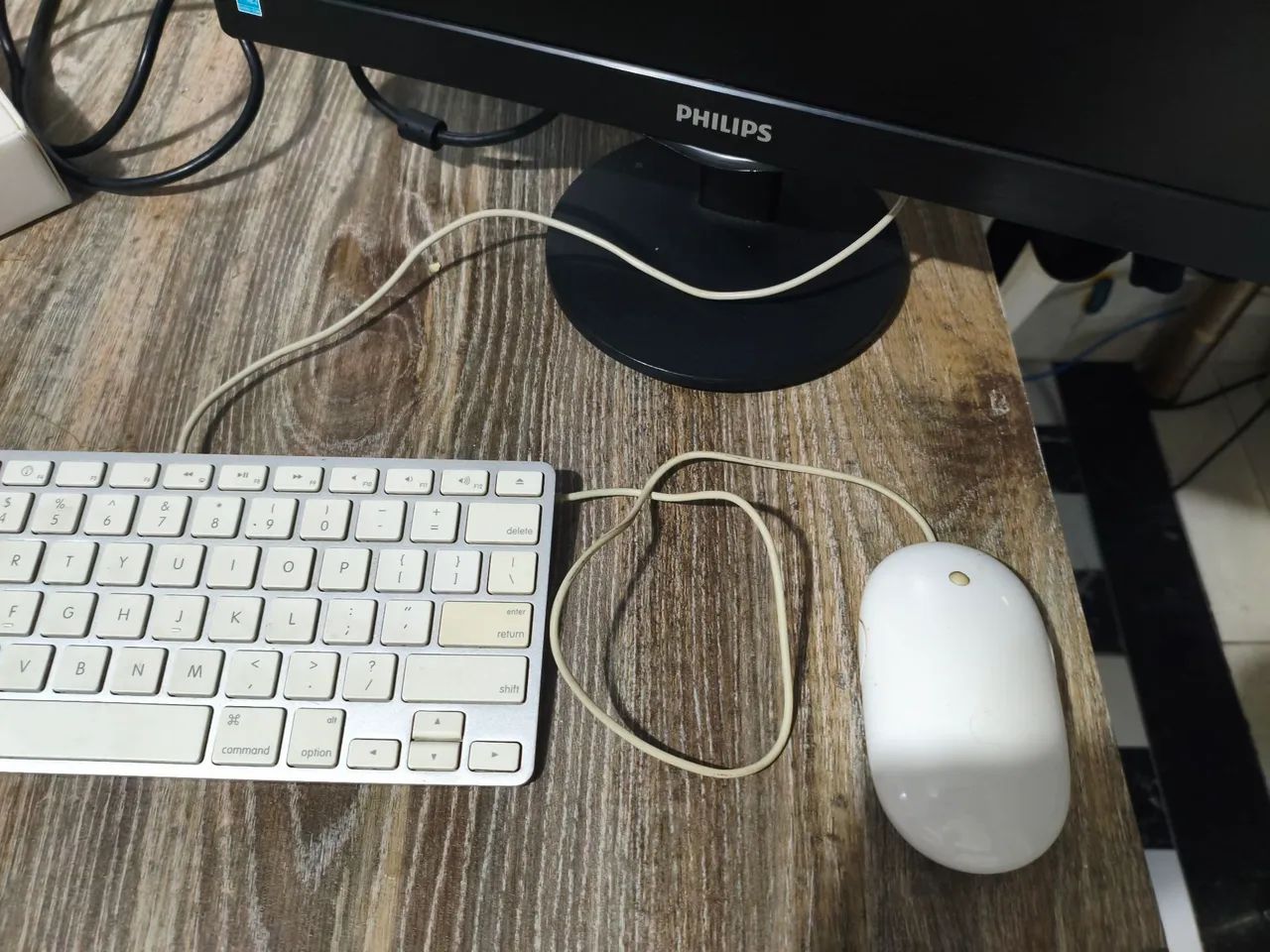 Imac 24 A1225 2009 com defeito na tela com acessórios  - Foto 3