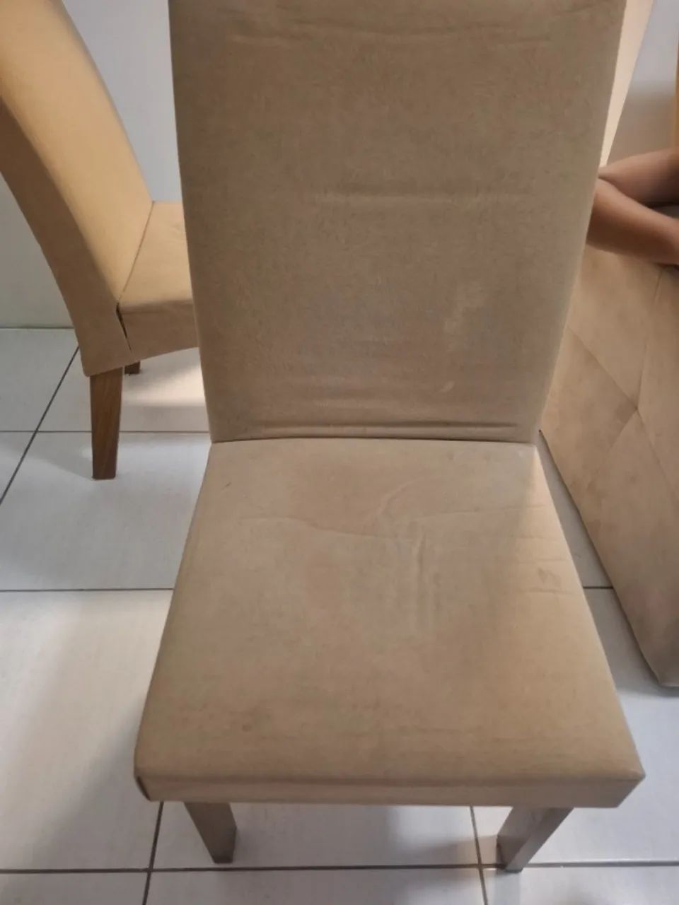 Cadeiras de jantar + base de mesa  - Foto 4