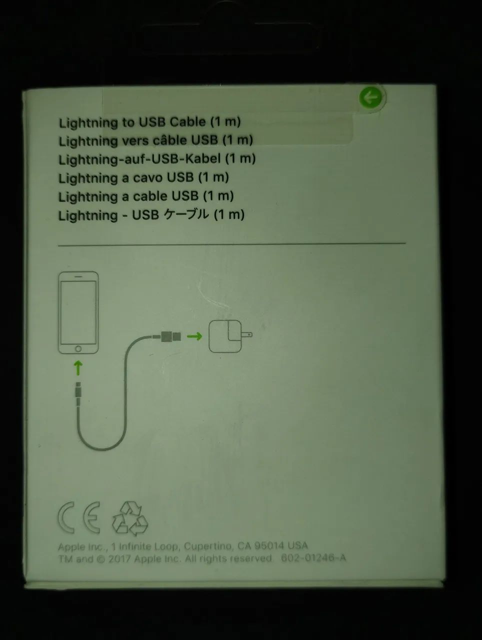 Cabo Carregador Lightning p/ USB 1m IPhone Apple  - Foto 2