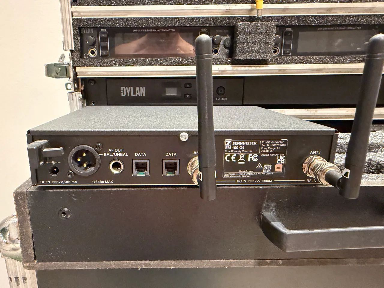 Microfone De Mão Sem Fio Sennheiser Ew G4 Com Receptor - Foto 2