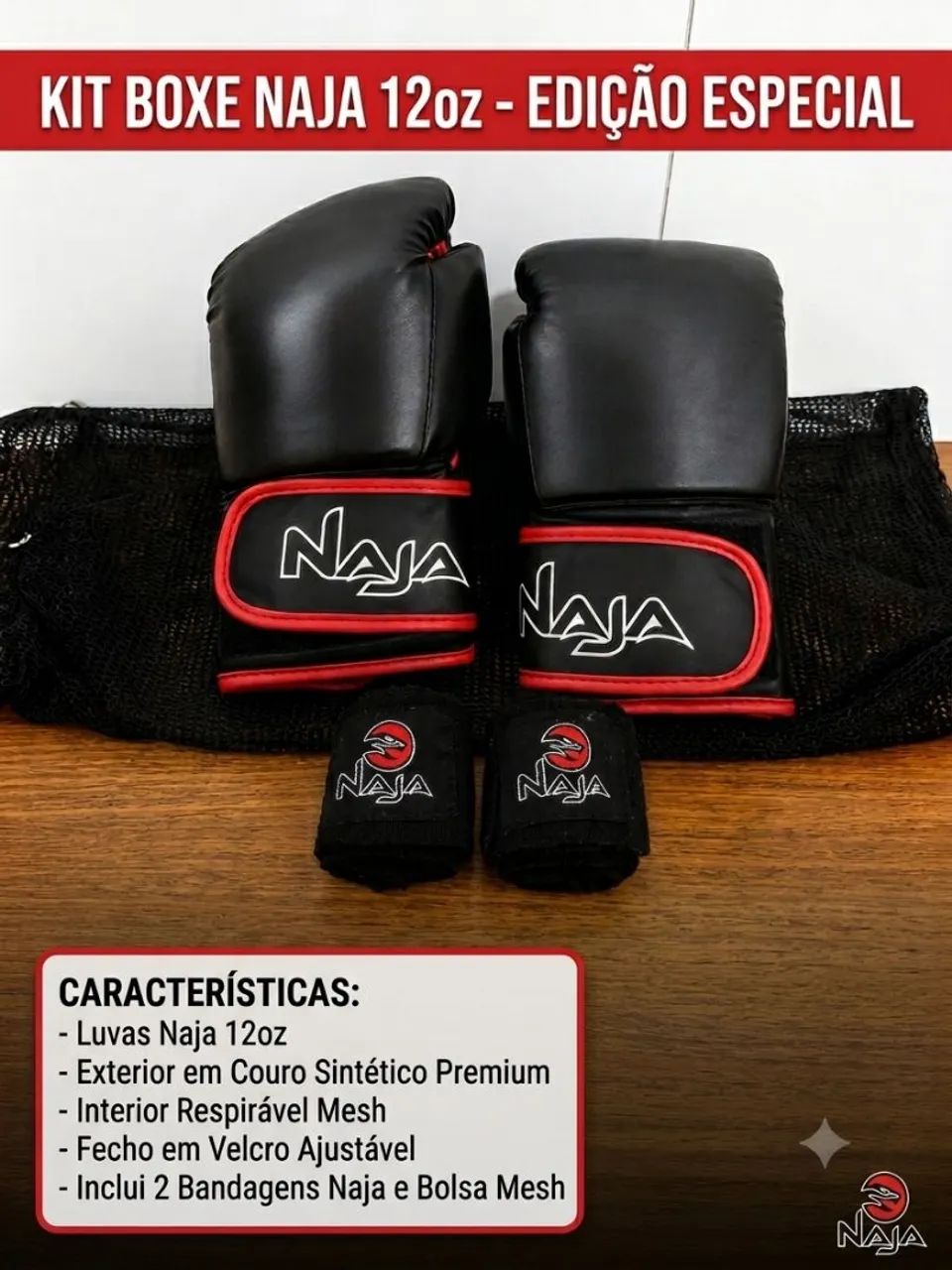 Luva boxe Naja