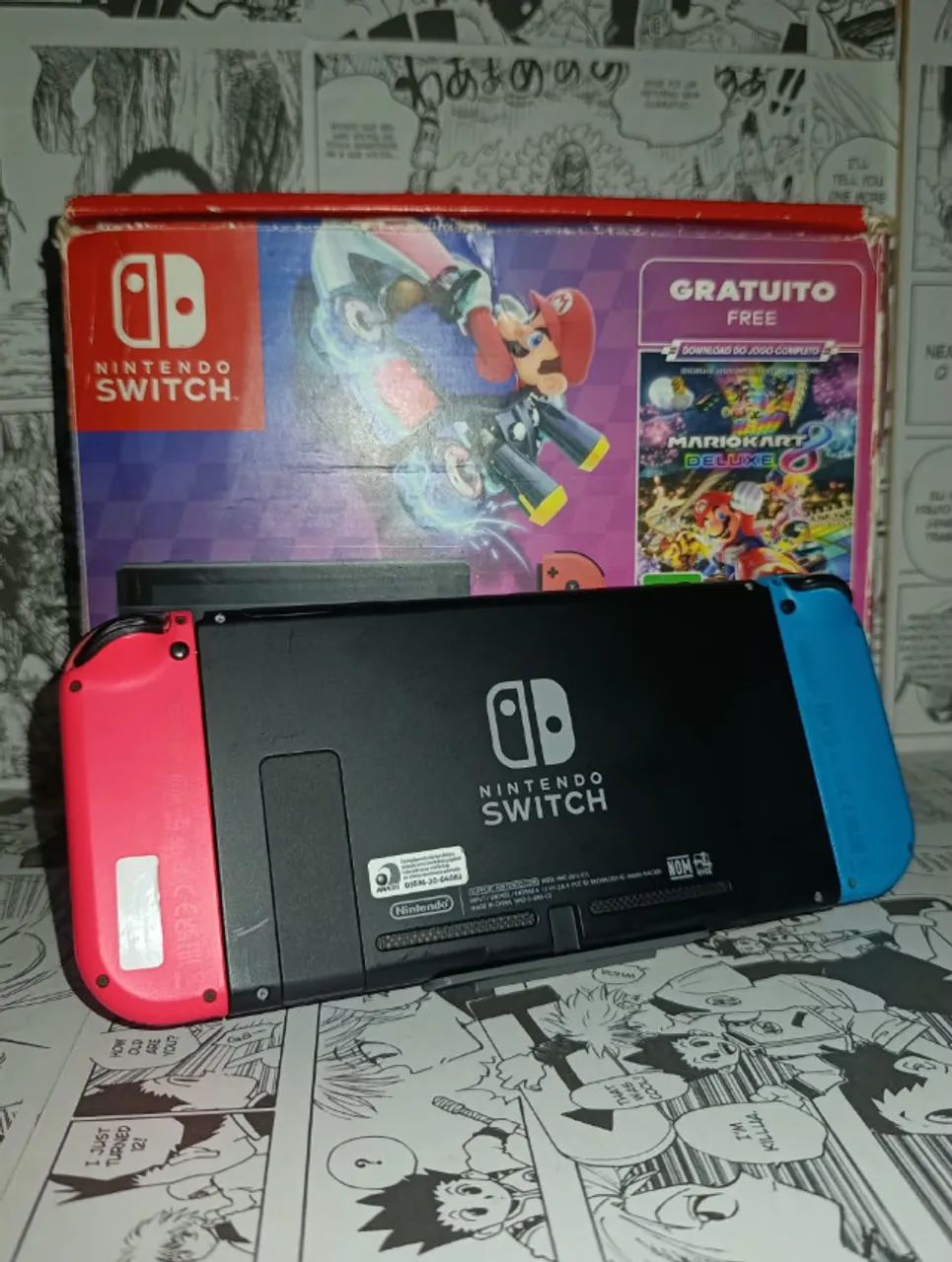 Console Nintendo Switch V2 Completo Na Caixa Desbloqueavel Por Software - Foto 4