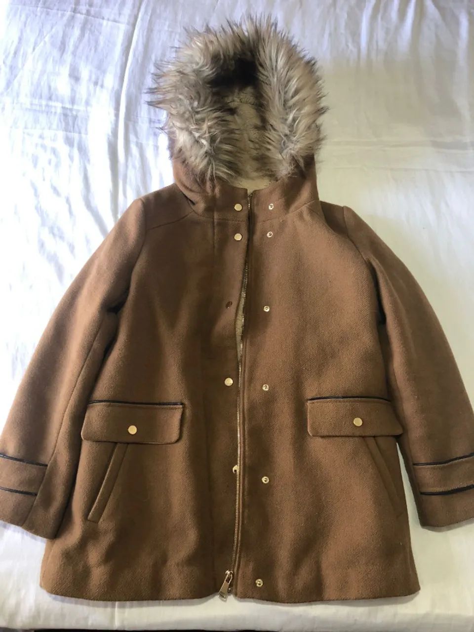 casaco gola pelo importado - Foto 2