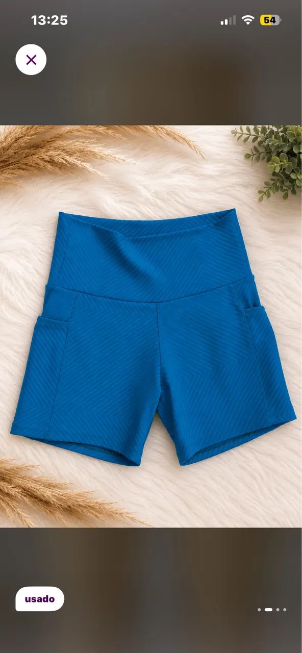 Short academia com bolsos  - Foto 2