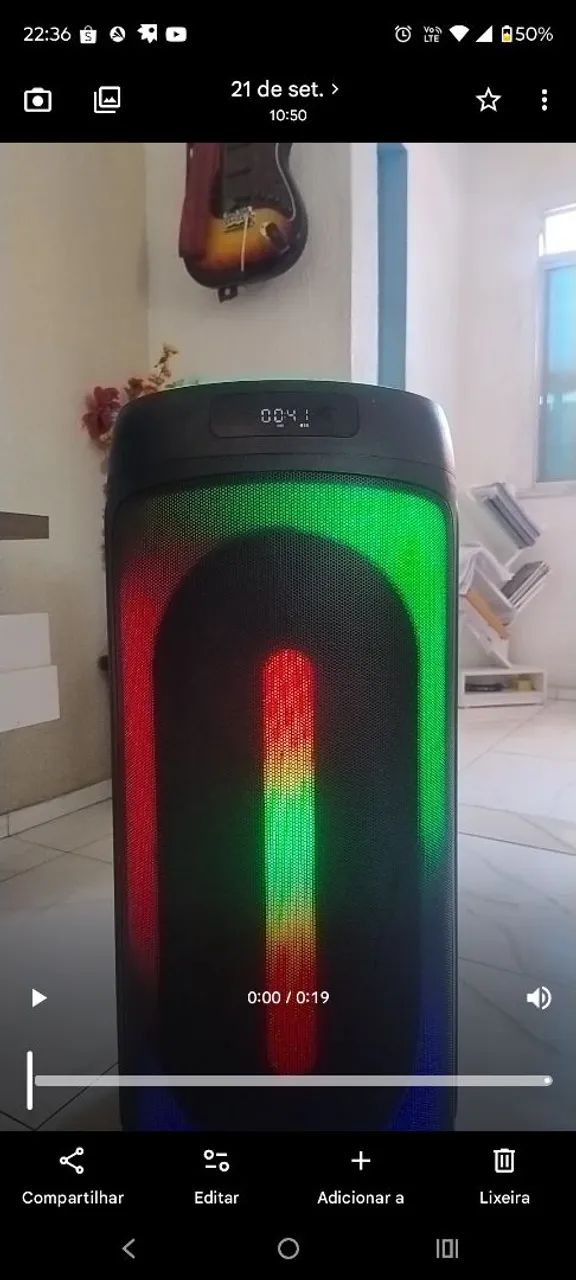 Vendo uma caixa de som amvox, ótimo preço 