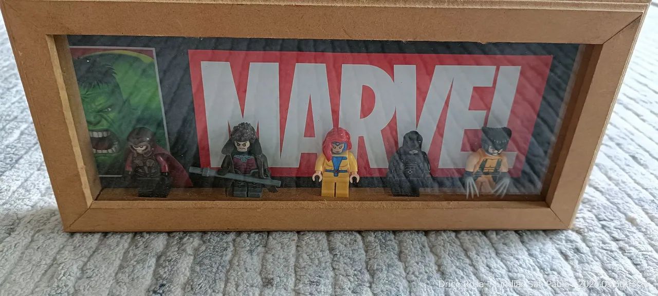 Quadro de 05 Minifigues Lego Marvel X Men  - Foto 5