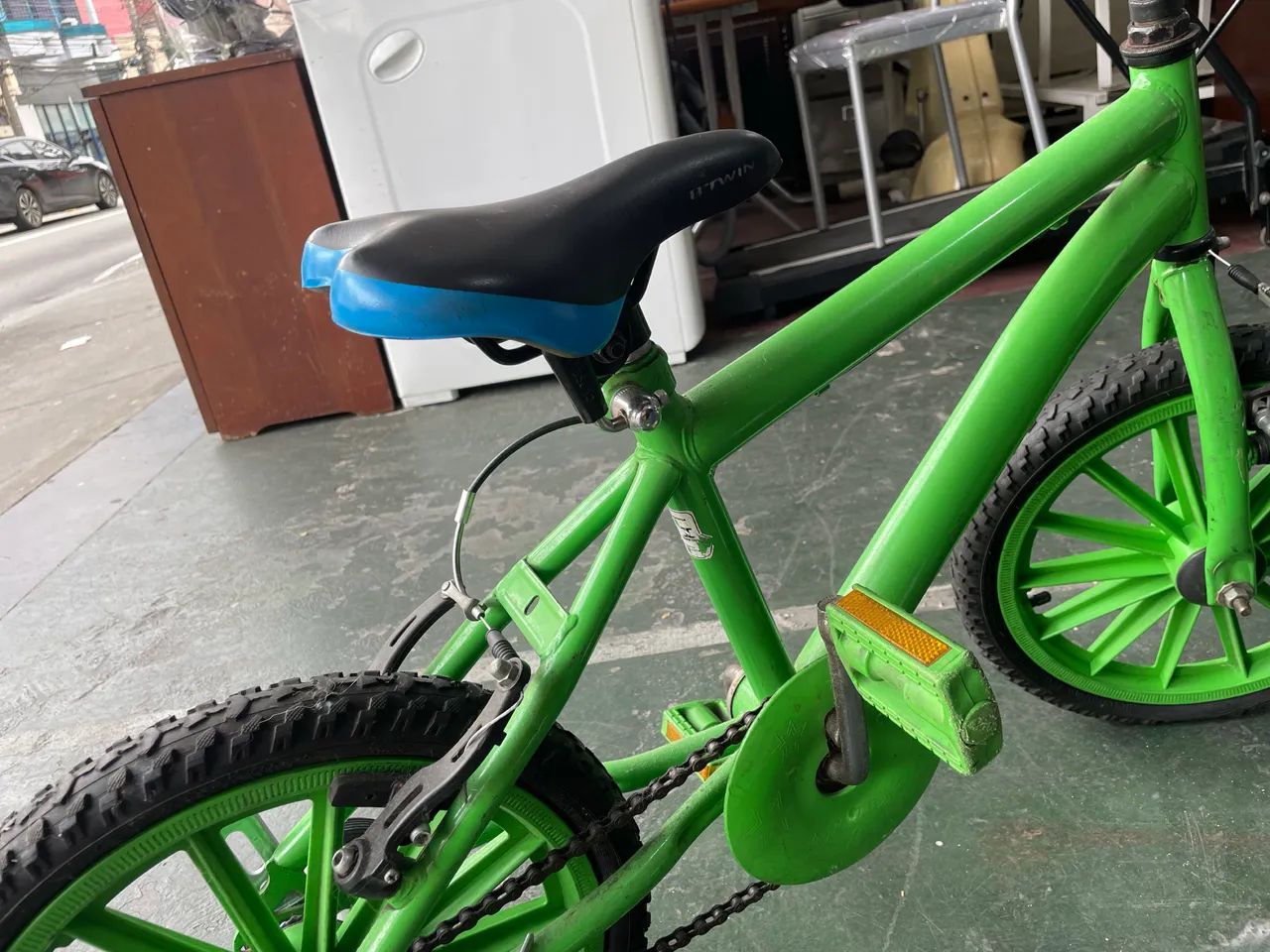 Bicicleta Infantil Aro 16 Verde - Foto 4