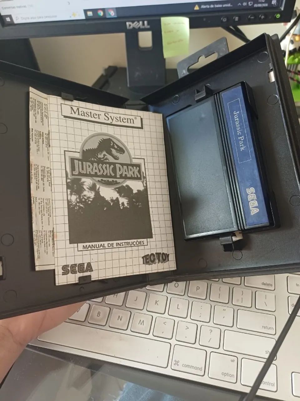Jurassic Park - Master System TecToy Original + Manual - Foto 3