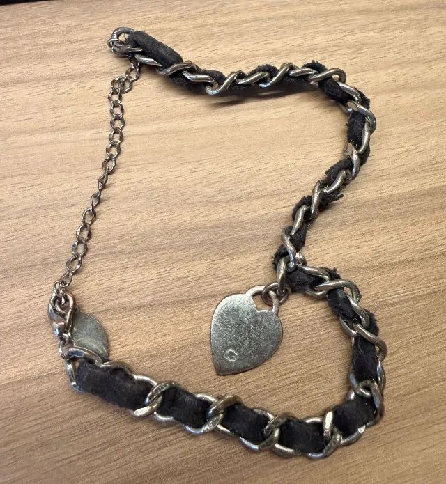 Pulseira Guess corda e prateada - Foto 3