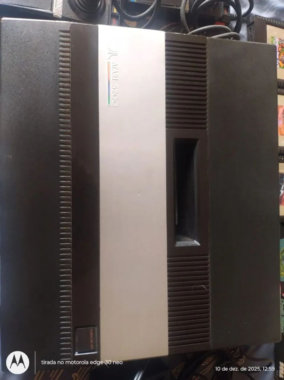 Atari 5200 Americano e 12 jogos - Foto 5