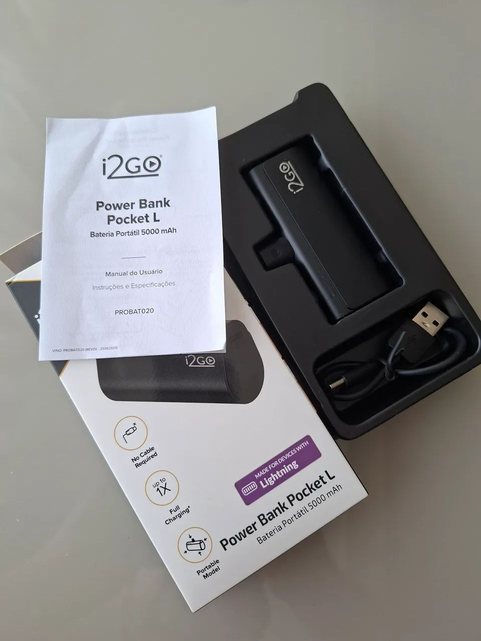 Power Bank Pocket L 5000mAh - Iphone - Foto 2
