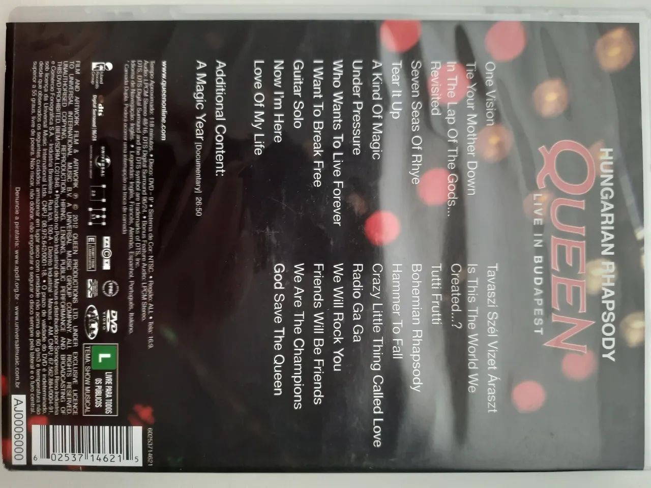 Dvd Queen Hungarian Rhapsody - Live in Budapest - Foto 2
