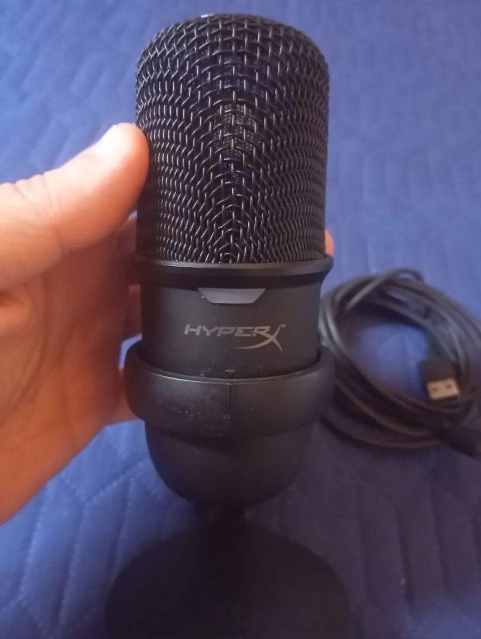 Microfone condensador HyperX Solocast - alta resolução - Foto 2