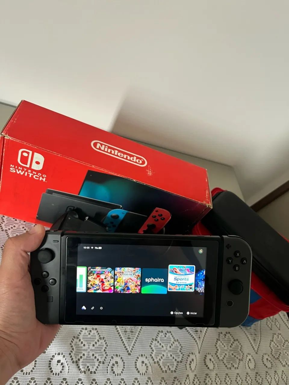 Nintendo Switch V2 Desbloqueado + Kit Completo - Foto 4