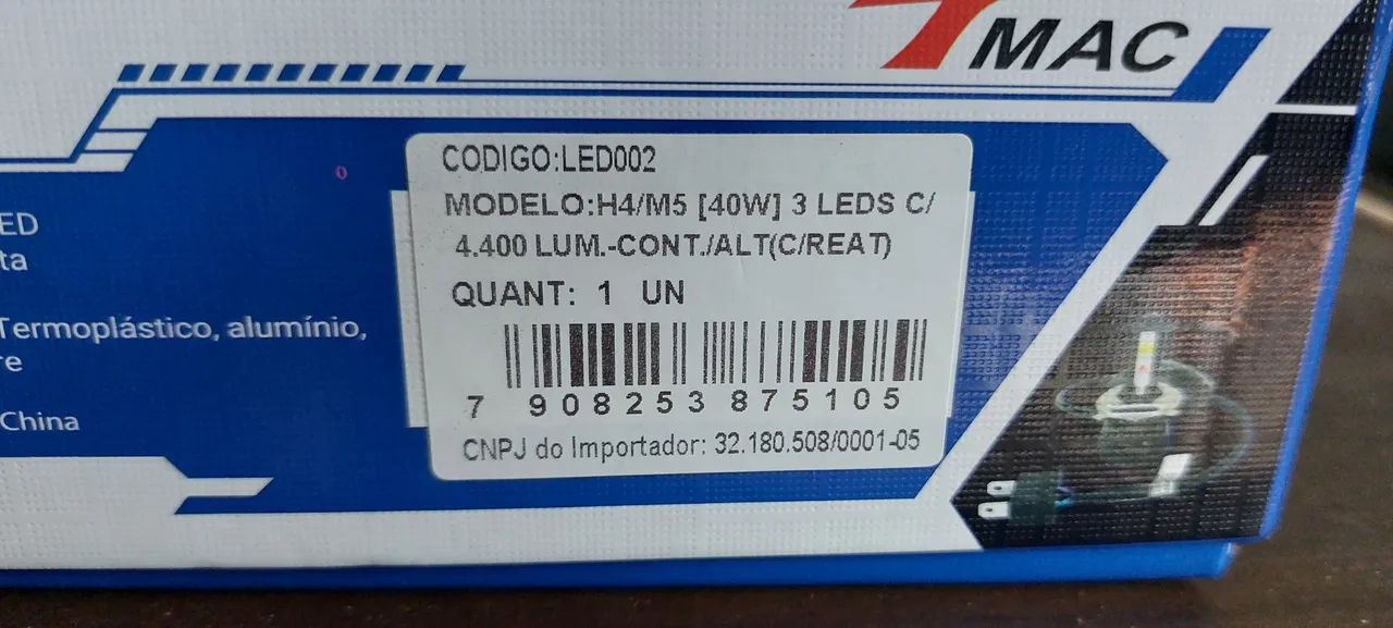 Farol led para várias motos H4 - Foto 4
