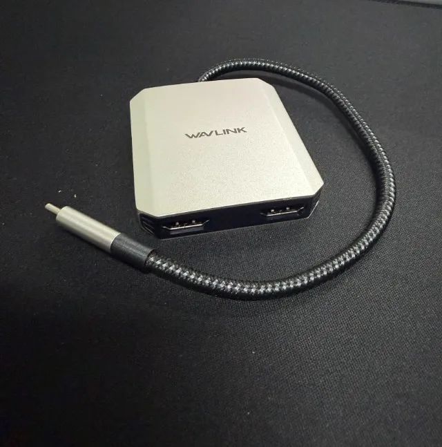 Conversor Usb C Wavlink Para Duplo HDMI 4k/60hz Pd 95w - Foto 4