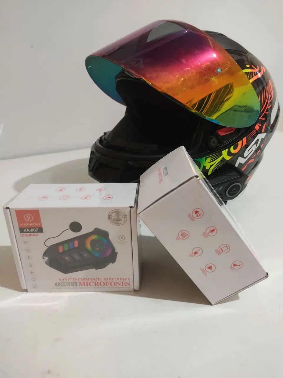 Fone bluetooth para capacete 
