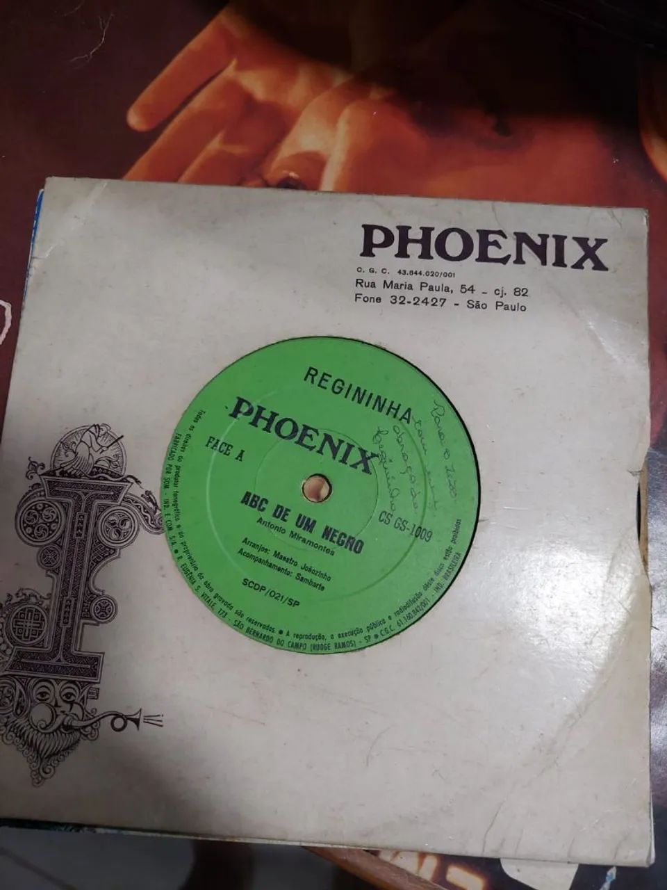 Disco de vinil compacto raríssimo 