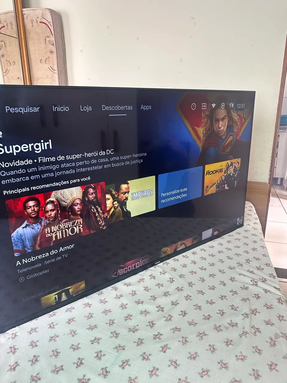 Smartv 55 4 k Philips Android preço de ocasião  - Foto 3