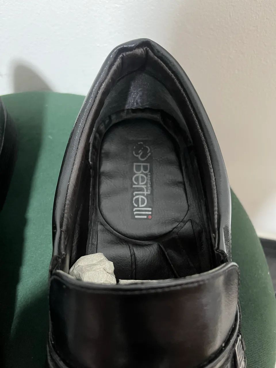 Sapato Social Bertelli Preto Com Caixa 48 - Foto 5