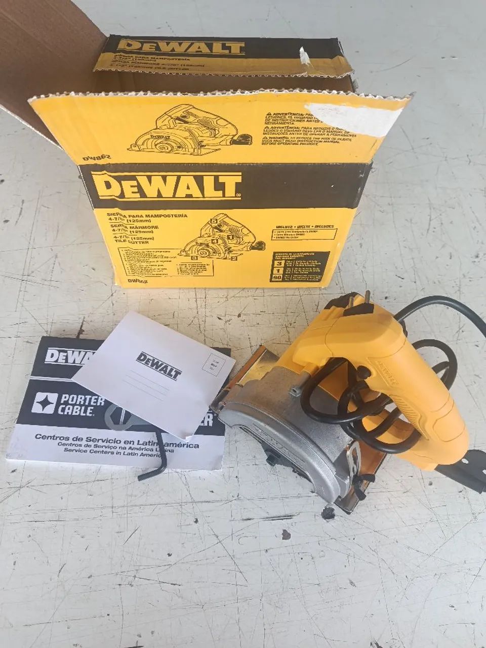 Serra mármore Dewalt 