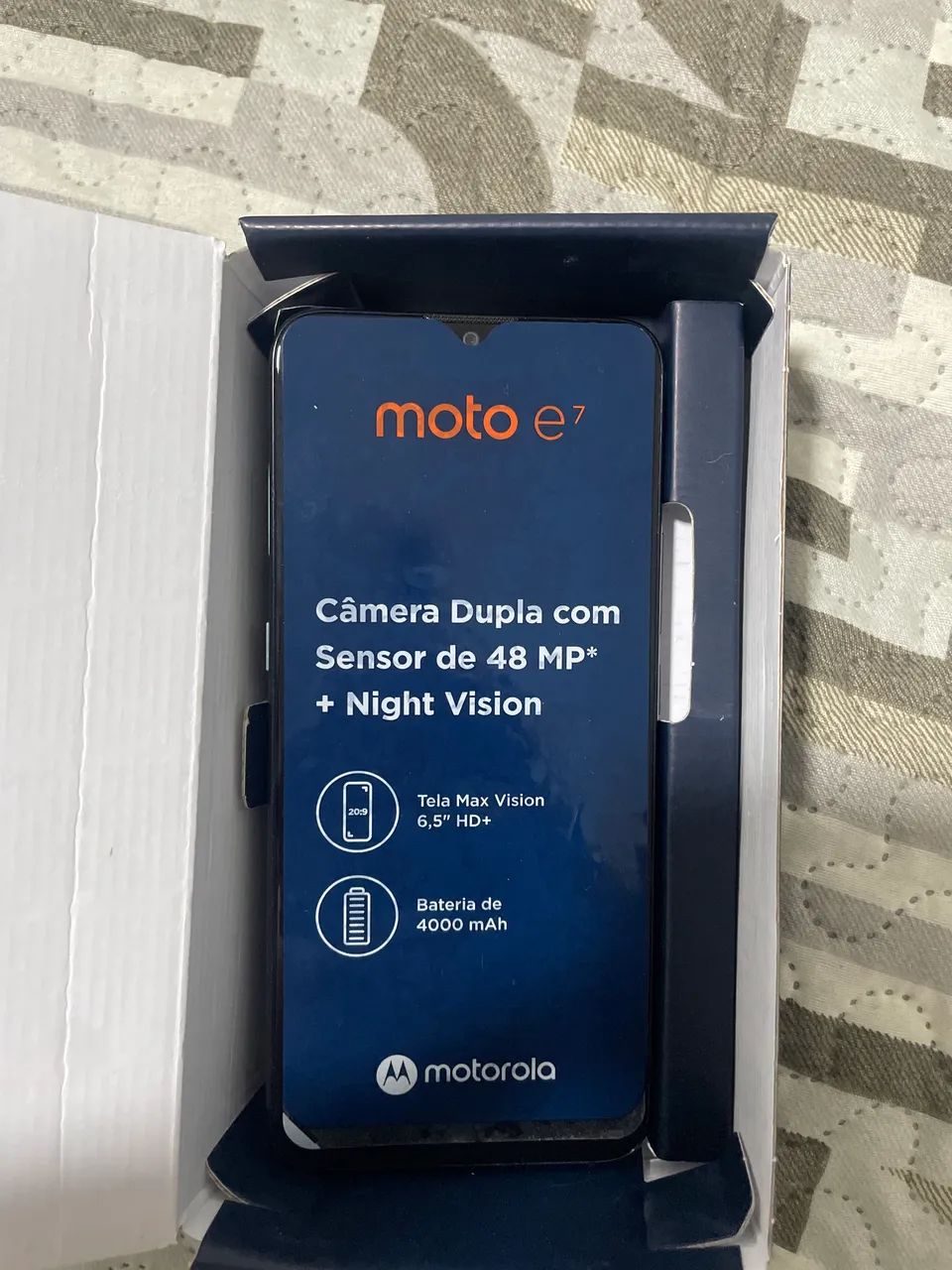 Smartphone moto e 7 novo na caixa  - Foto 2