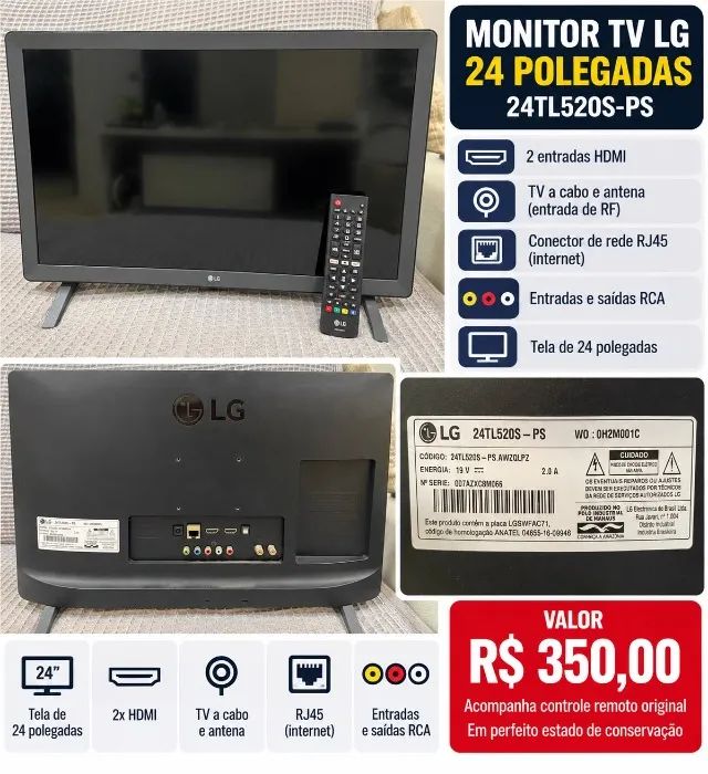 Monitor TV - Smart