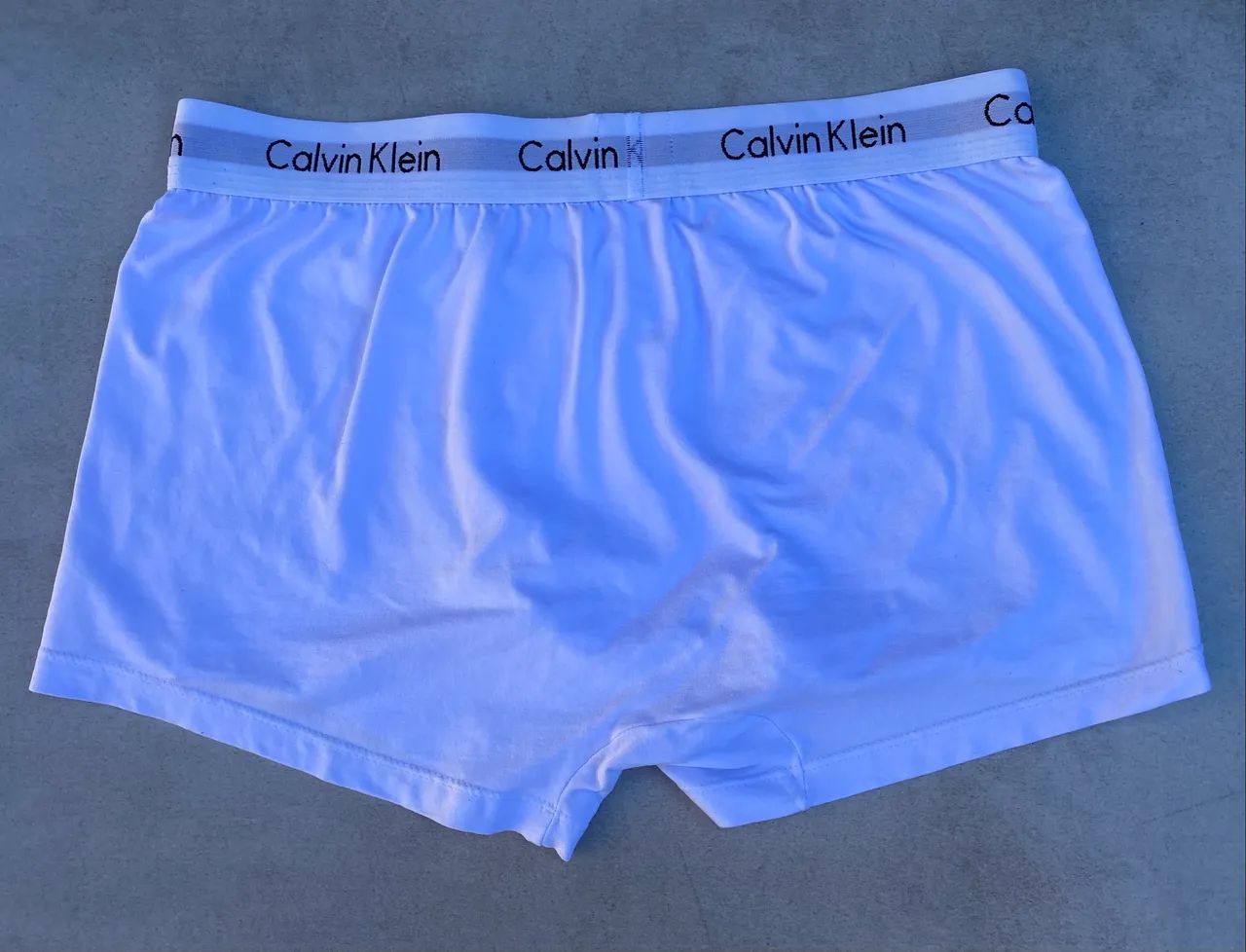 Cueca Calvin Klein Branca Original - M (Veste 40/42) - Foto 2