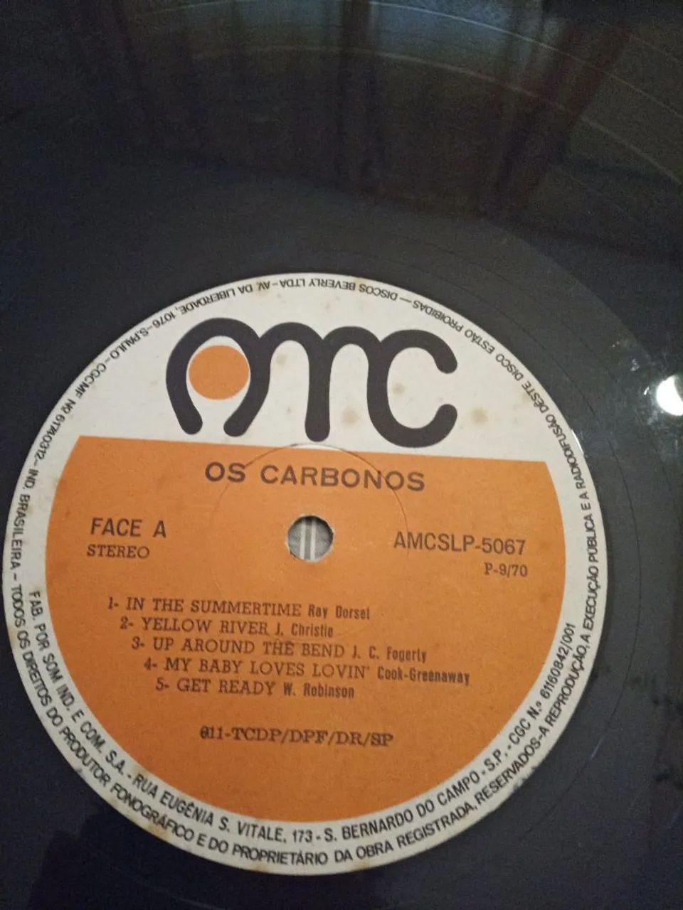 DISCO DE VINIL 10 SUPER SUCESSOS OS CARBONOS  - Foto 4