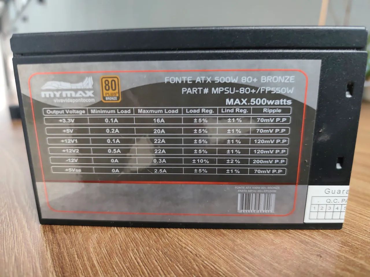 Fonte para PC Gamer