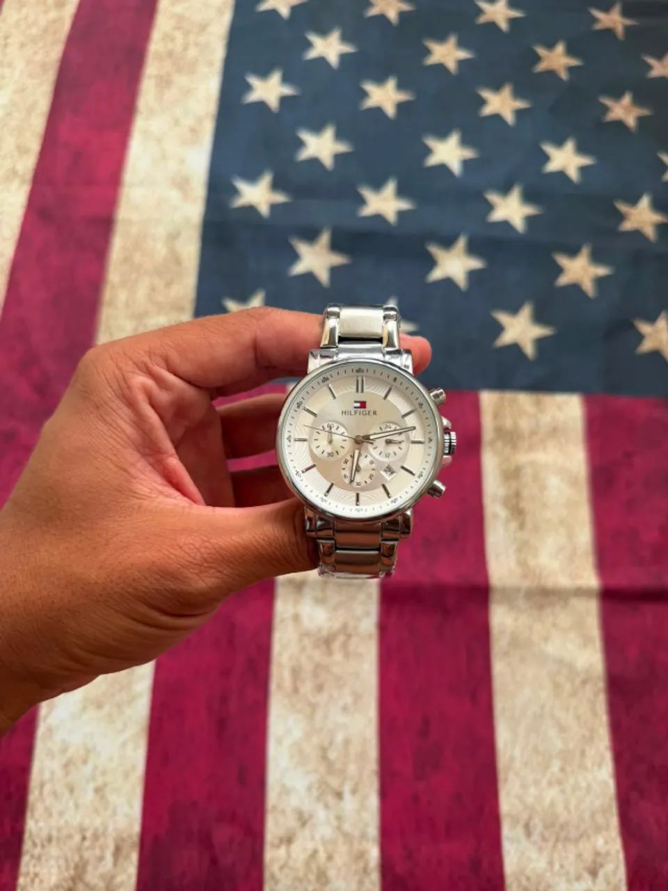 Relógio Tommy Hilfiger Masculino Prata - Premium