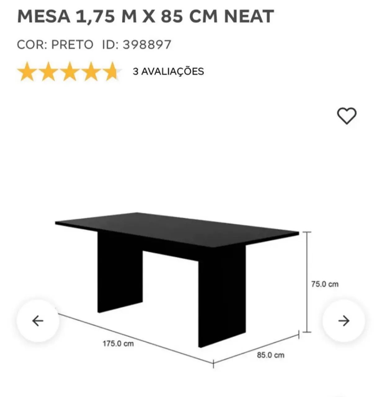 MESA EM MDF TOK & STOK: - Foto 3