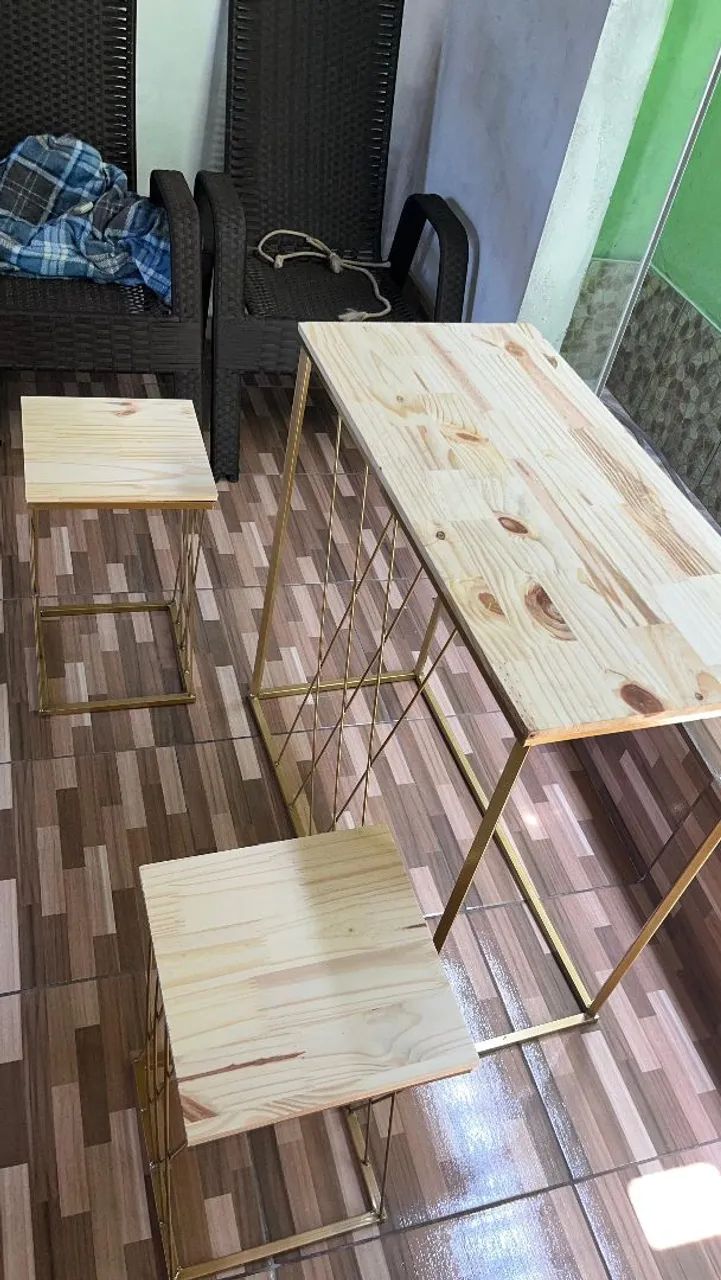 Alugo Kit mesas Treliça - Mesa para festas e decoração  - Foto 2