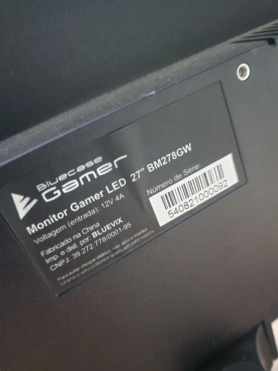 Monitor Bluecase 2k 27 polegadas  tela trincada  - Foto 5