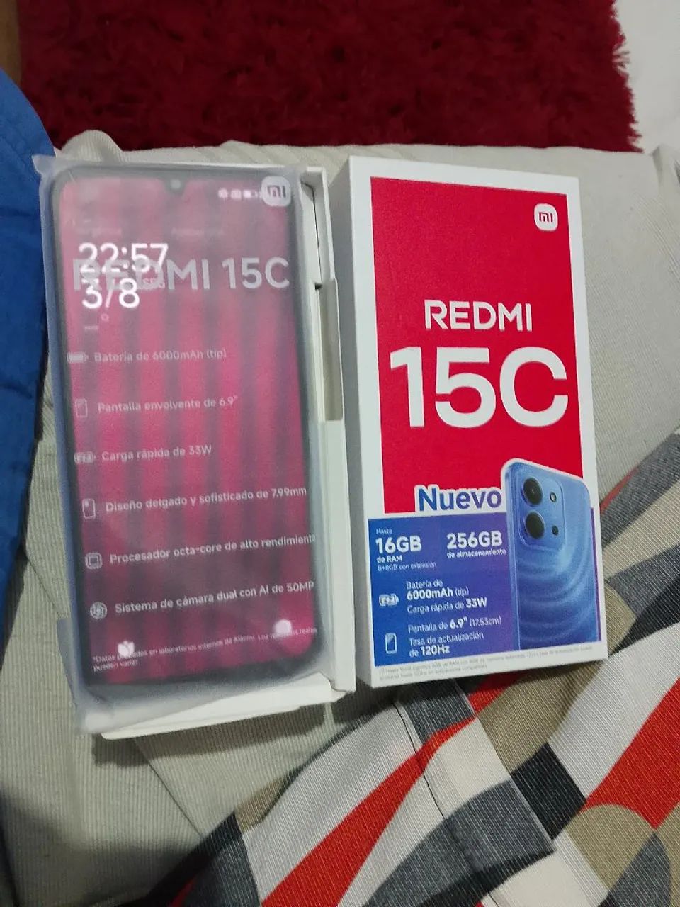 Vendendo redmi c15 todo original com 256 giga e 16 ram número *