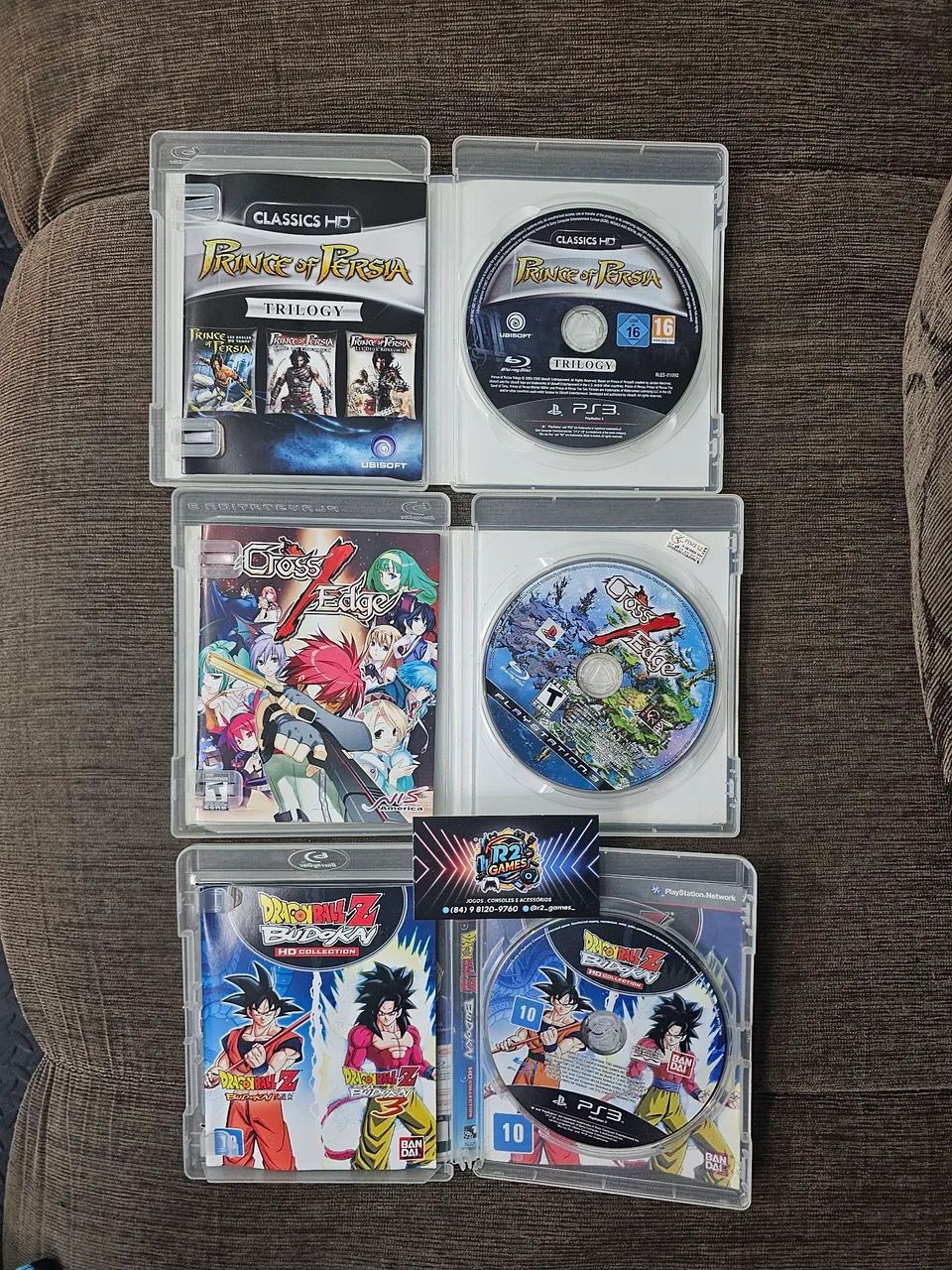 CROSS X EDGE + PRINCE OF PERSIA TRILOGY + DRAGONBALL Z BUDOKAI HD