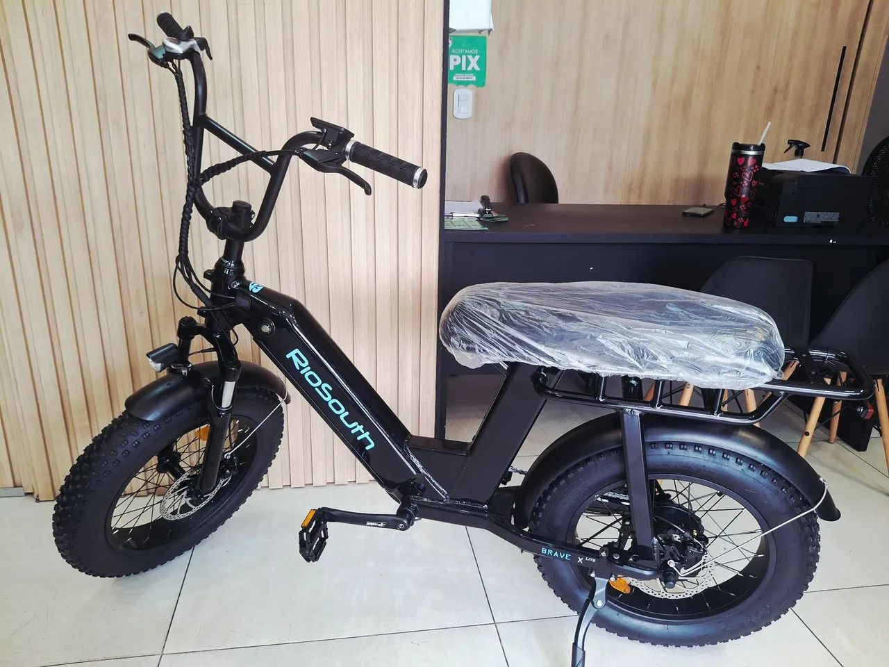 Bicicleta Elétrica Brave X 650W  - Foto 4