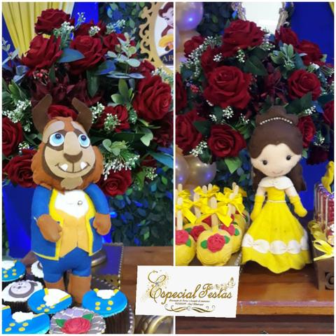 Decoração A Bela e a Fera de LUXO - Foto 4