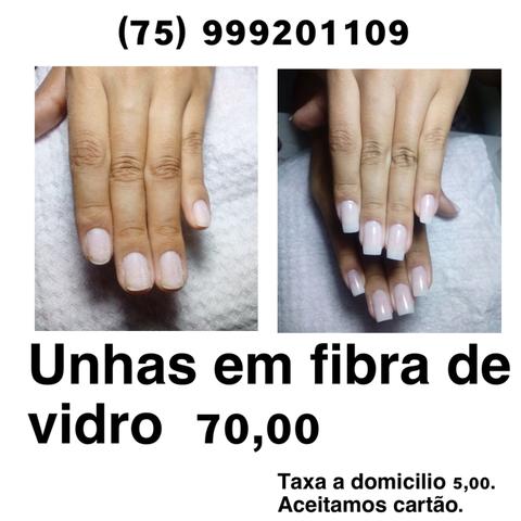 Unhas em fibra de vidro