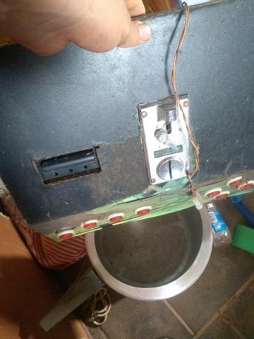 Registrador de nota e moeda de máquina jukebox