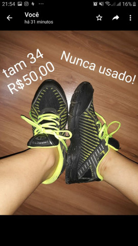 chuteira tamanho 21