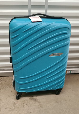 american tourister blue bolsa