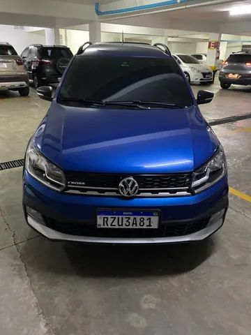 Comprar Picape Volkswagen Saveiro 1.6 G7 Cabine Dupla Cross Flex Azul 2023  em São Carlos-SP