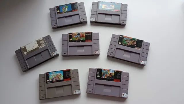 Jogo de Super Nintendo com caixa à sua escolha Lacrado